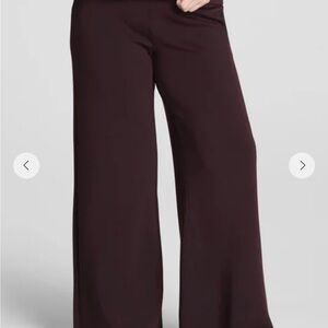 NWT Spanx AirEssentials Women's Wide-Leg Pants - Truffle Brown